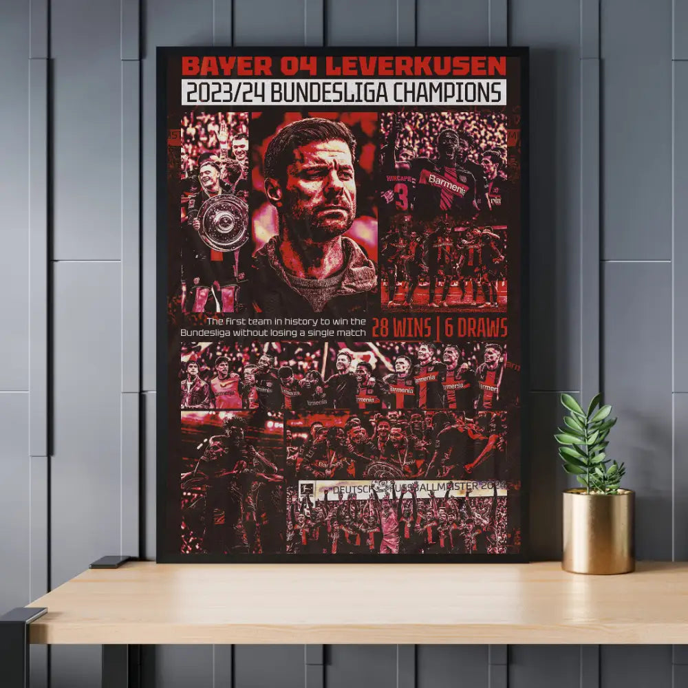 Bayer Leverkusen ’The Invincibles’ | Historic Poster