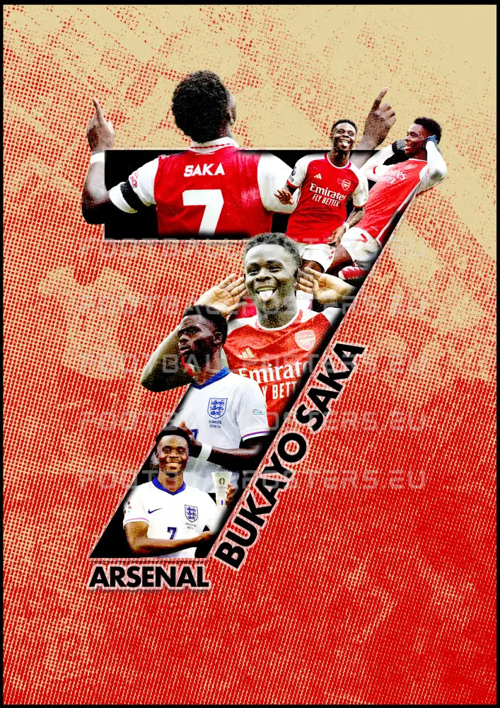 Bukayo Saka ’7’’ | Poster