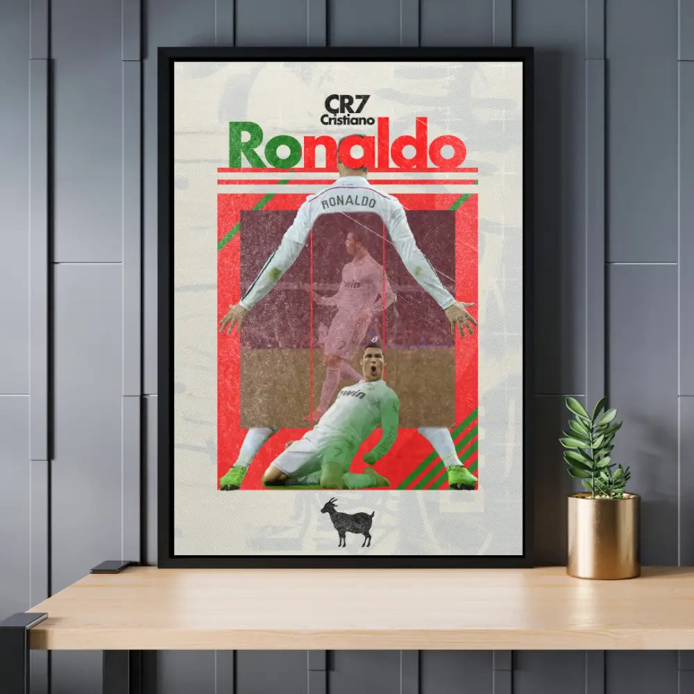 Cristiano Ronaldo ’Cr7’ | Real Madrid Poster