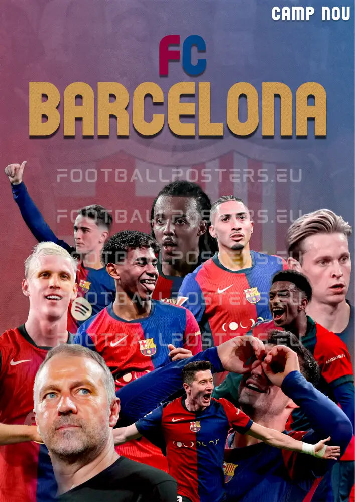 Fc Barcelona 24/25 | Team Poster