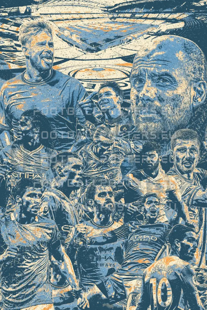 Manchester City 23/24 | Team Poster